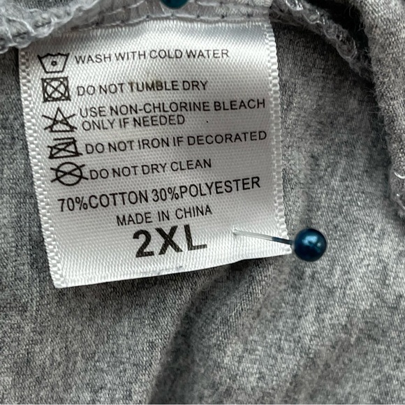 Women's It's Fine I'm Fine Everything is Fine Tshirt 2XL - Picture 4 of 6